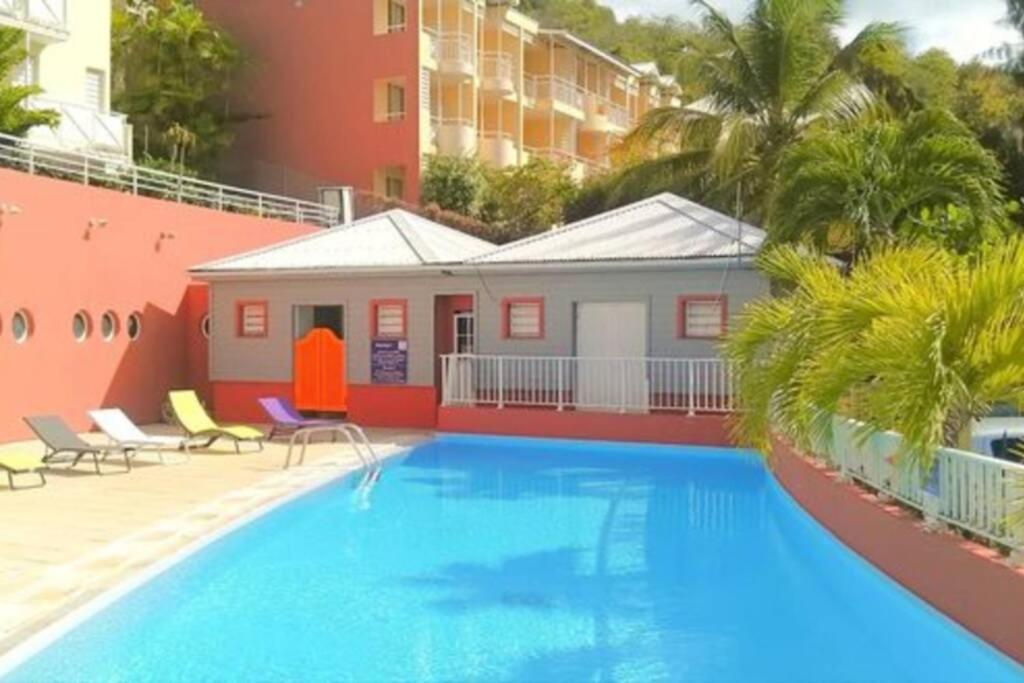 Studio Azur -Tartane 100M De La Plage- Piscine 拉特里尼泰 外观 照片